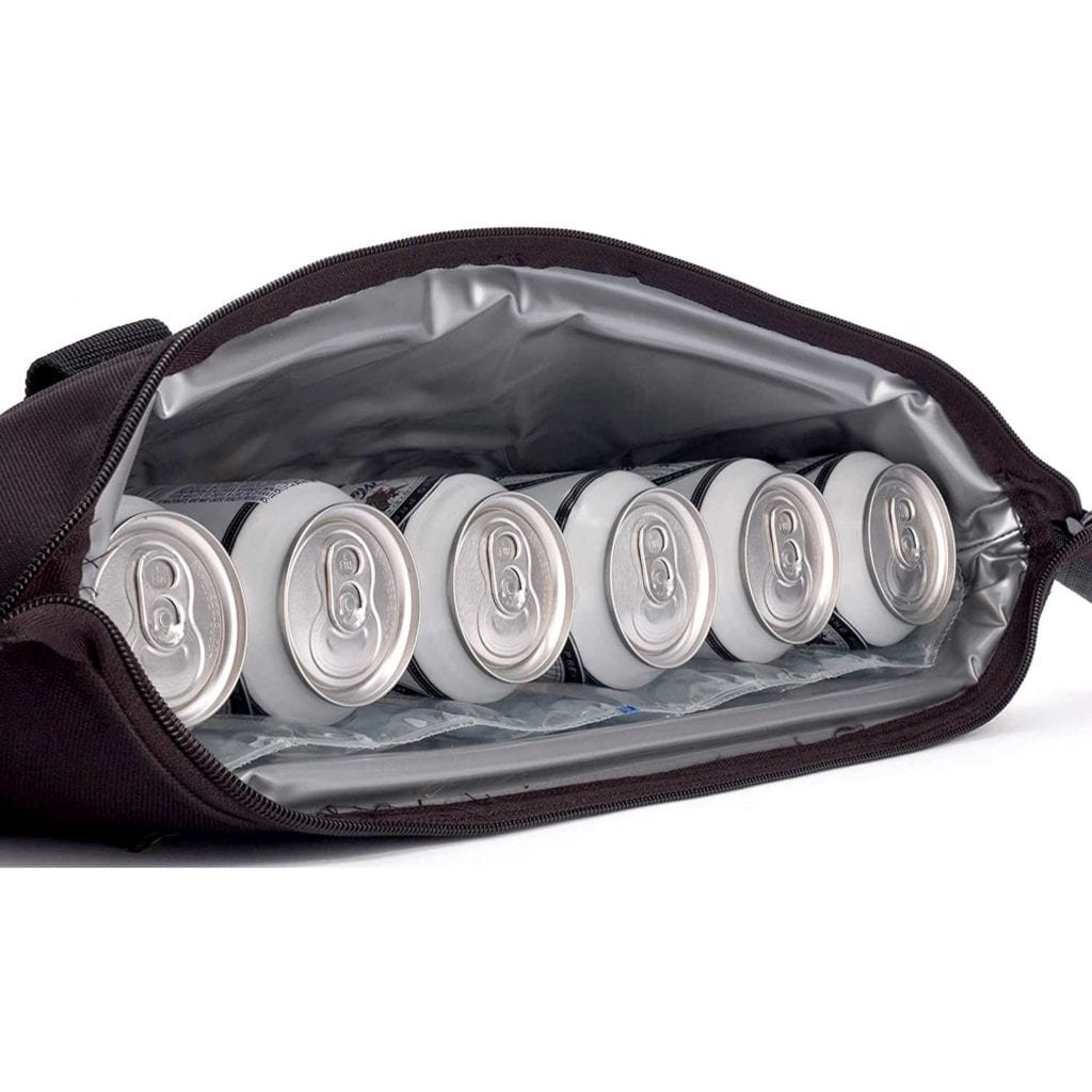 Caddyswag Par 6 Pack Golf Bag Cooler With Freezer Gel Pack Close Up - Exceptional Retirement Gifts For Him