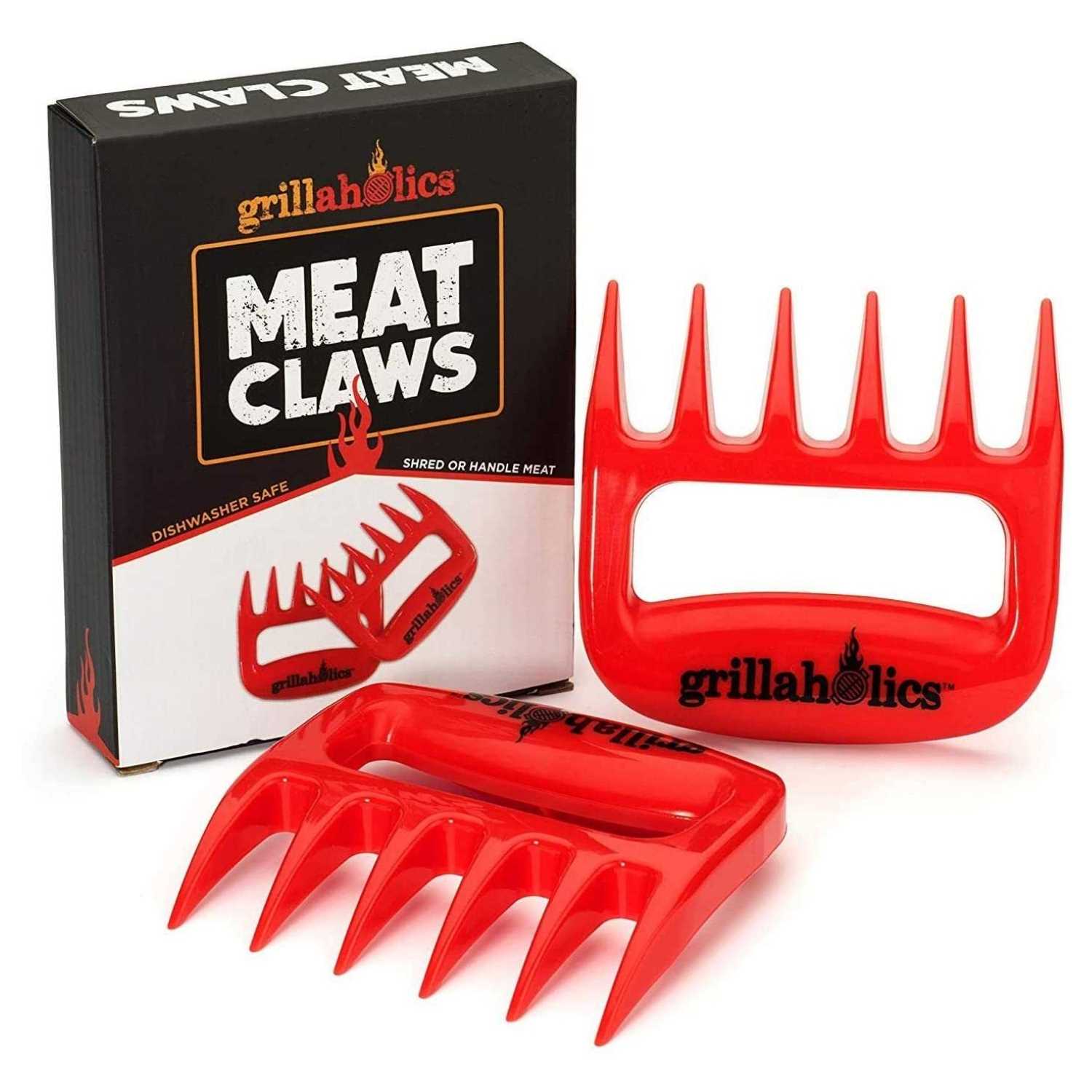 Black Handling & Carving Meat with Paws for Barbecue Meat Creative Tools and Smoking Meat Accessories Paws LURICO Bear Claws Shredders Torn Meat Handling Claws Pulled Shredder 