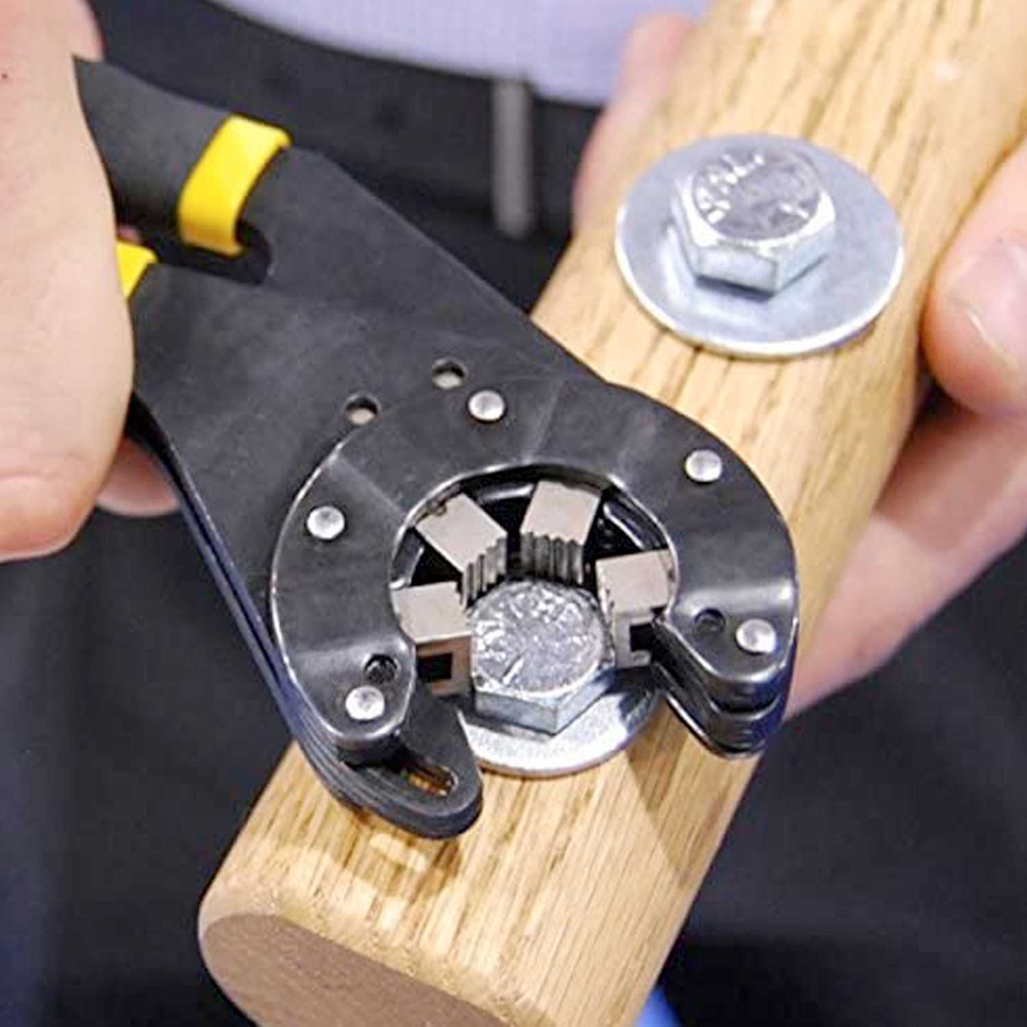 The Bionic Grip 14-in-1 Adjustable Wrench Wood Bolts - Father’s Day Gifts For Dad Who Wants Nothing