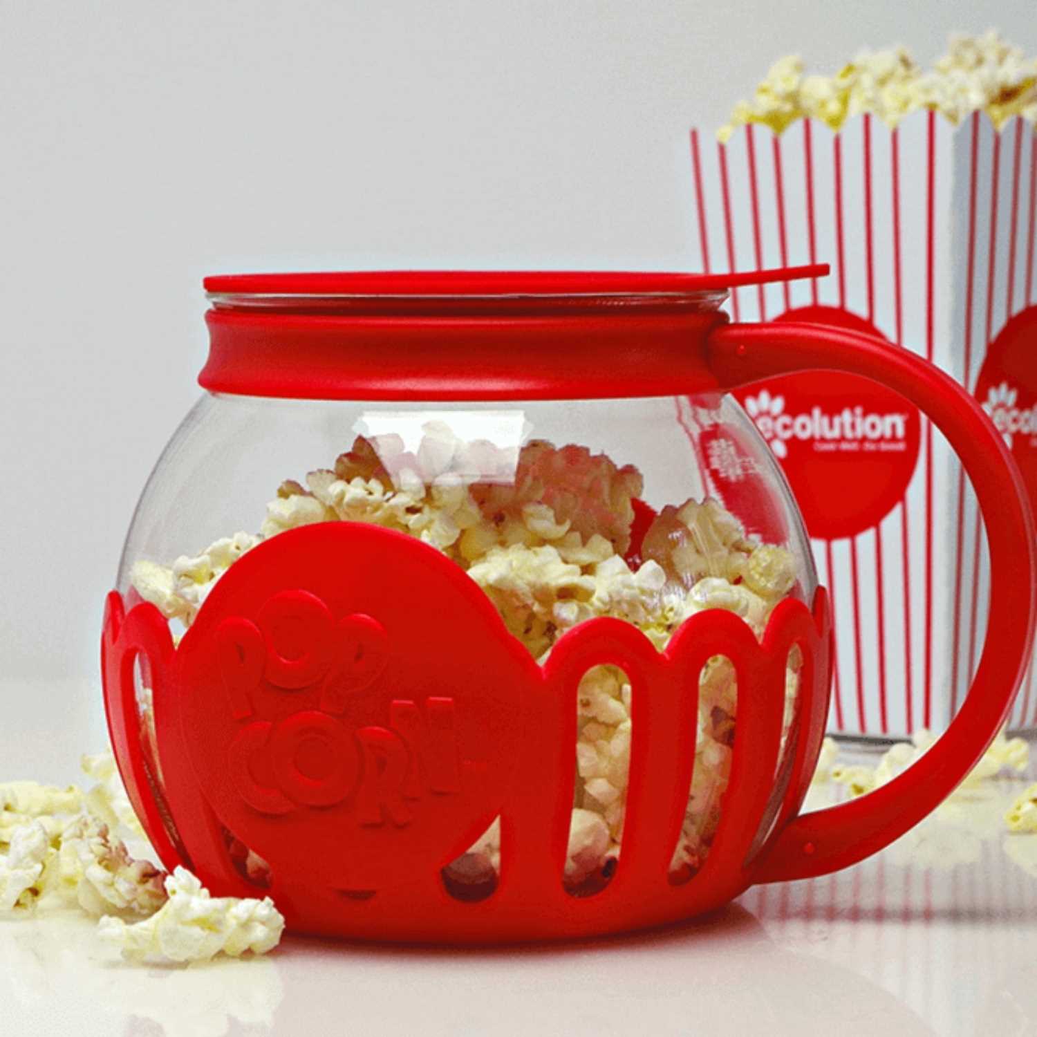 Micro-Pop Microwave Hot Air Popcorn Maker Side View - Creative Anniversary Presents For Him