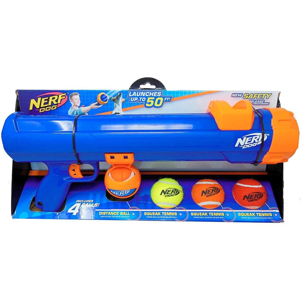 Nerf Dog Tennis Ball Blaster Fetch Bazooka with Packaging - Best Birthday Gifts For Pet Lovers