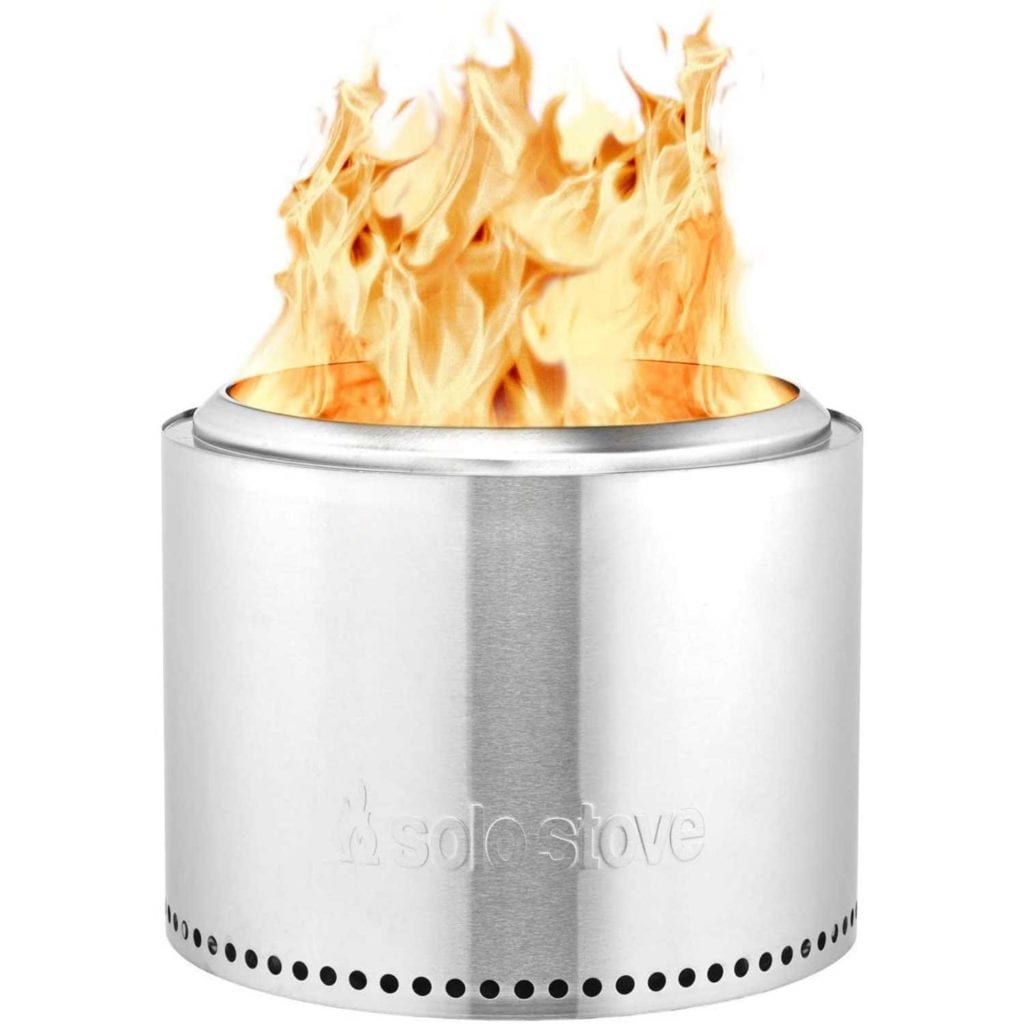Solo Stove Smokeless Stainless Steel Portable Fire Pit Main Image - Best Mens Christmas Gifts