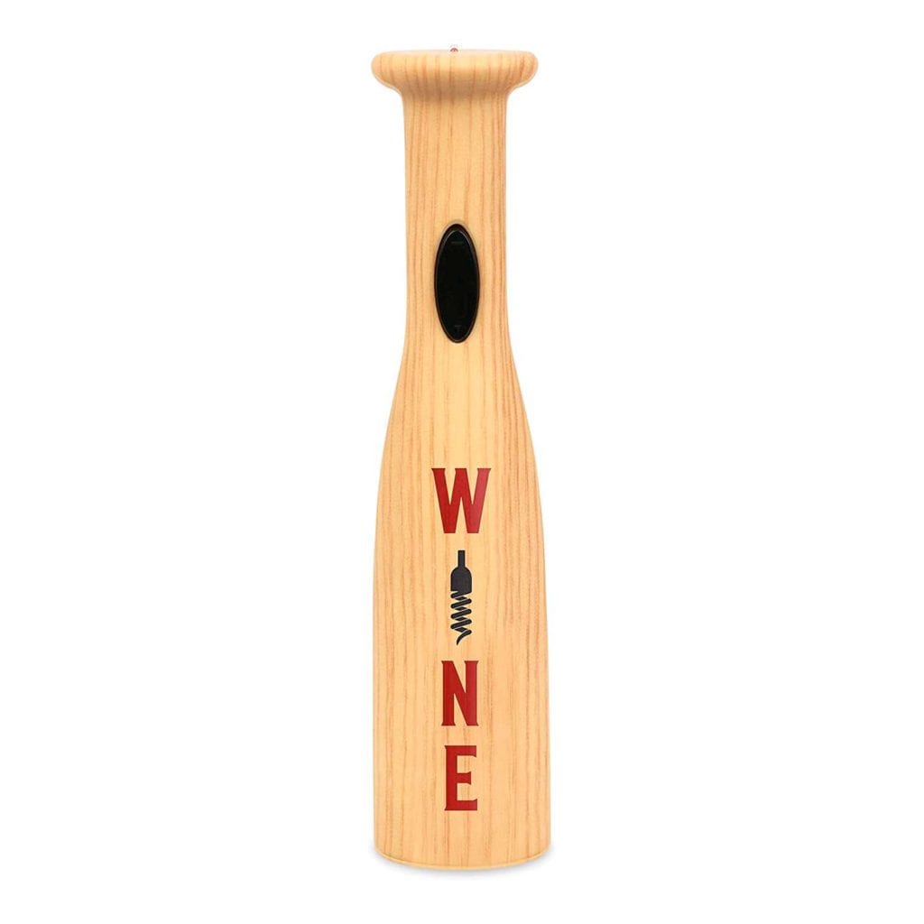 Baseball Bat Automatic Corkscrew Wine Opener Main Image - Fun Valentines Gift For Men