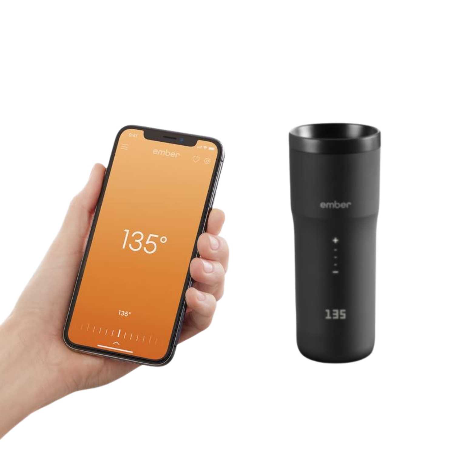 Electronic Digital Temperature Control Thermal Mug Smart Phone - Christmas Gifts For Men Who Have Everything