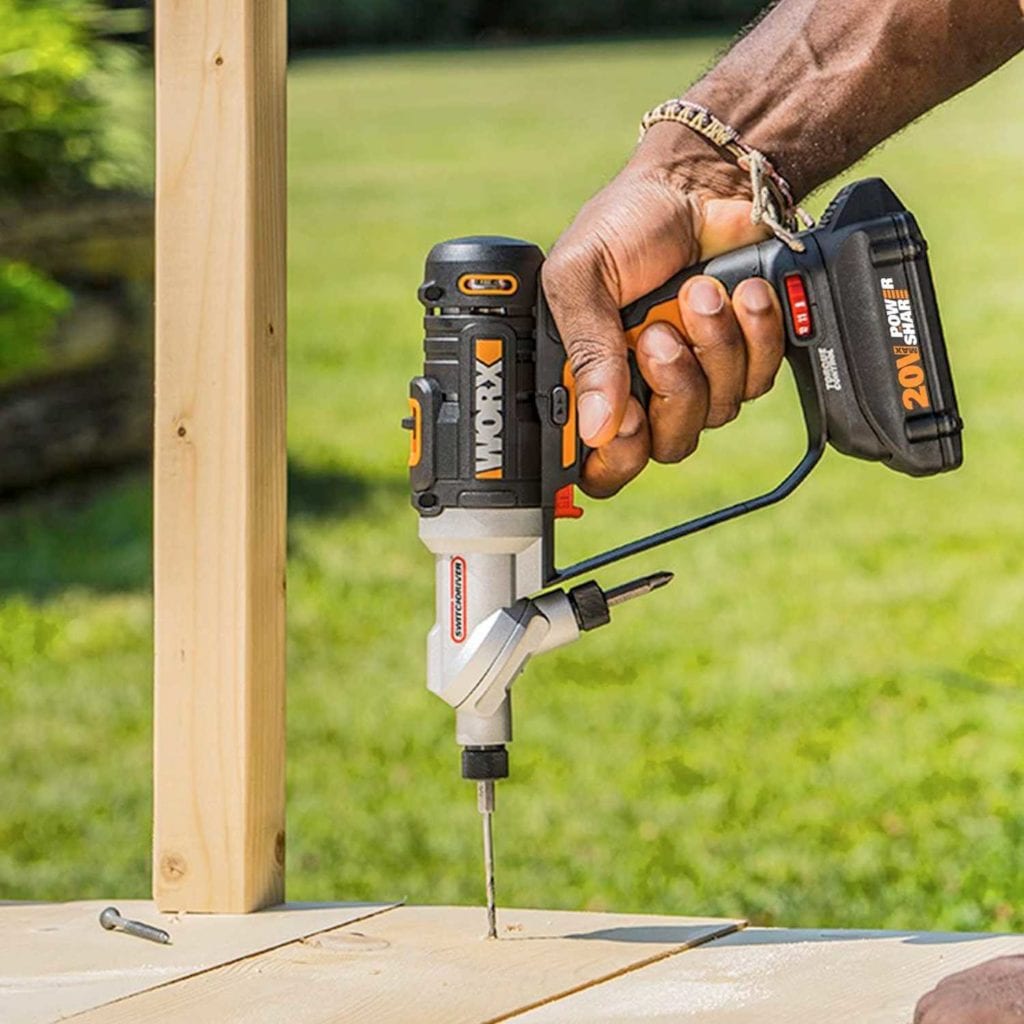 Switchdriver Two Headed Cordless Drill with Rotating Chucks Outdoors - Special Fathers Day Gifts For Dad