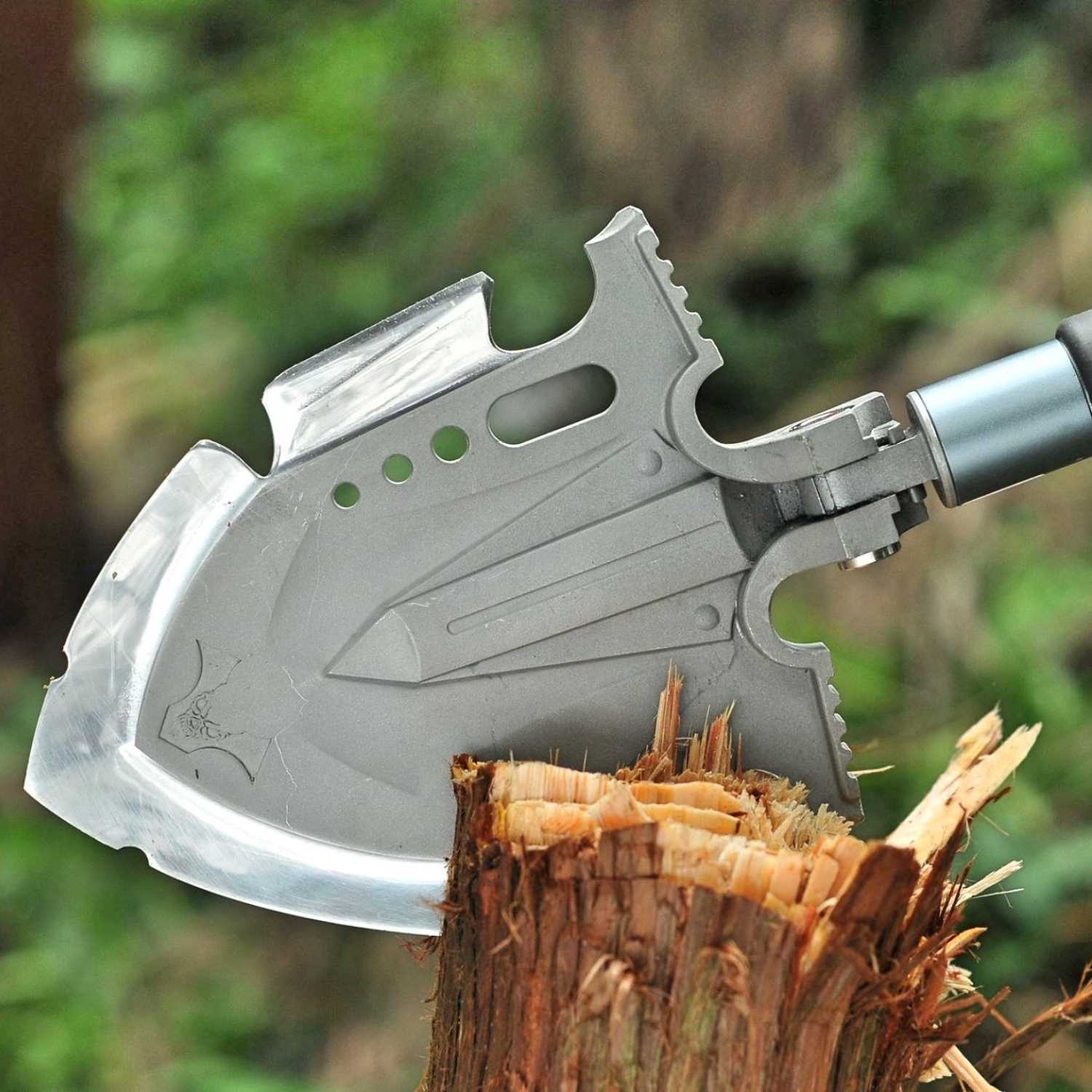 Tactical Gear 24 in 1 Multifunctional Camping Shovel Axe – Badass Xmas Gifts For Him