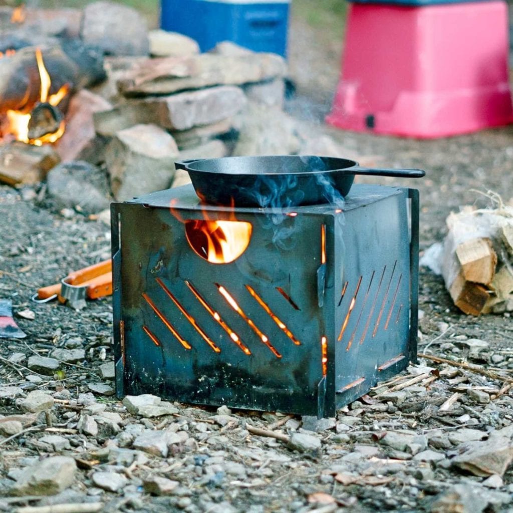 Collapsible Portable Fire Pit Camp Stove Campfire - Unusual Birthday Gifts For Him