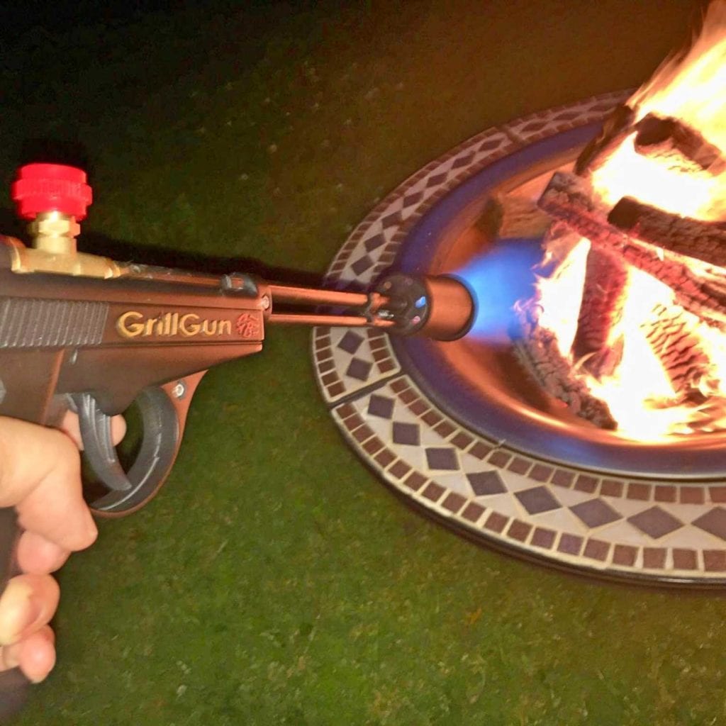 GrillGun High Powered Portable Propane Torch Lighting Fire - Best Birthday Gifts For Husband