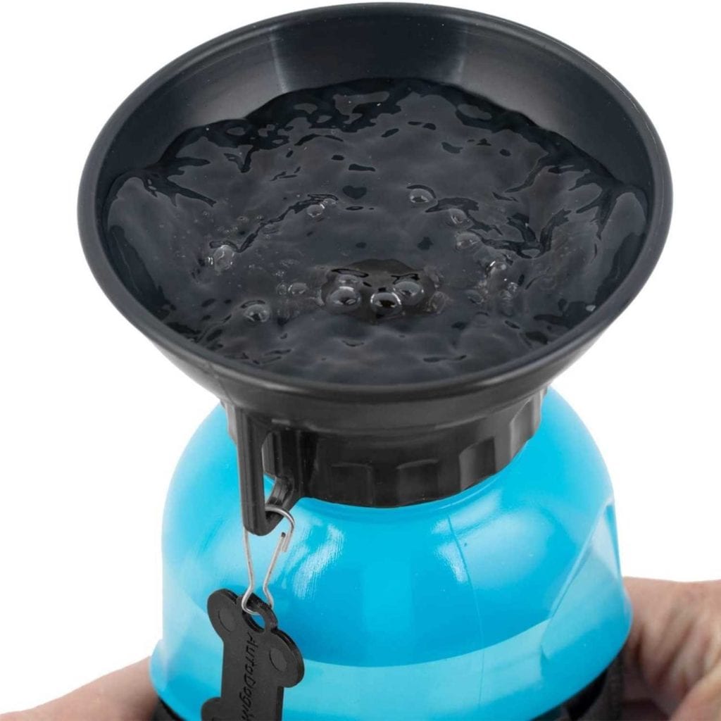 Leak Proof Dog Water Bottle Hydration System Water Filling Bowl - Coolest Birthday Gifts For Pet Lovers
