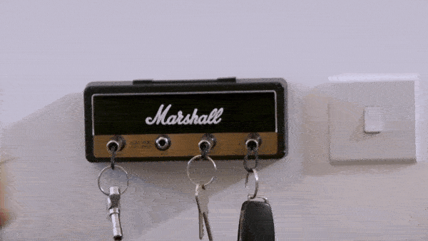 Jack Rack Guitar Amp Key Hanger - Badass Birthday Gifts For Guys