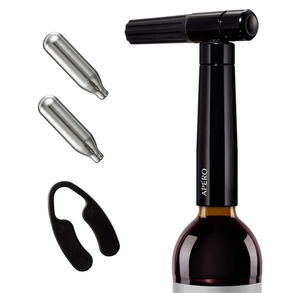 Push Button Nitrous Oxide Powered Wine Opener Cartridges - Fun Valentines Presents For Men