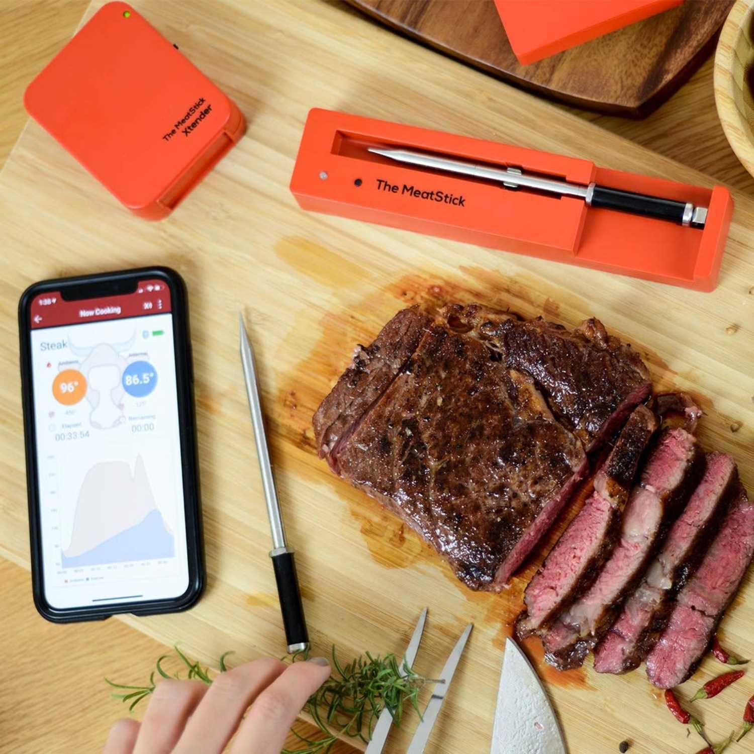Smart Wireless Cell Phone Meat Thermometer Steak - Creative Valentines Gifts For Husband