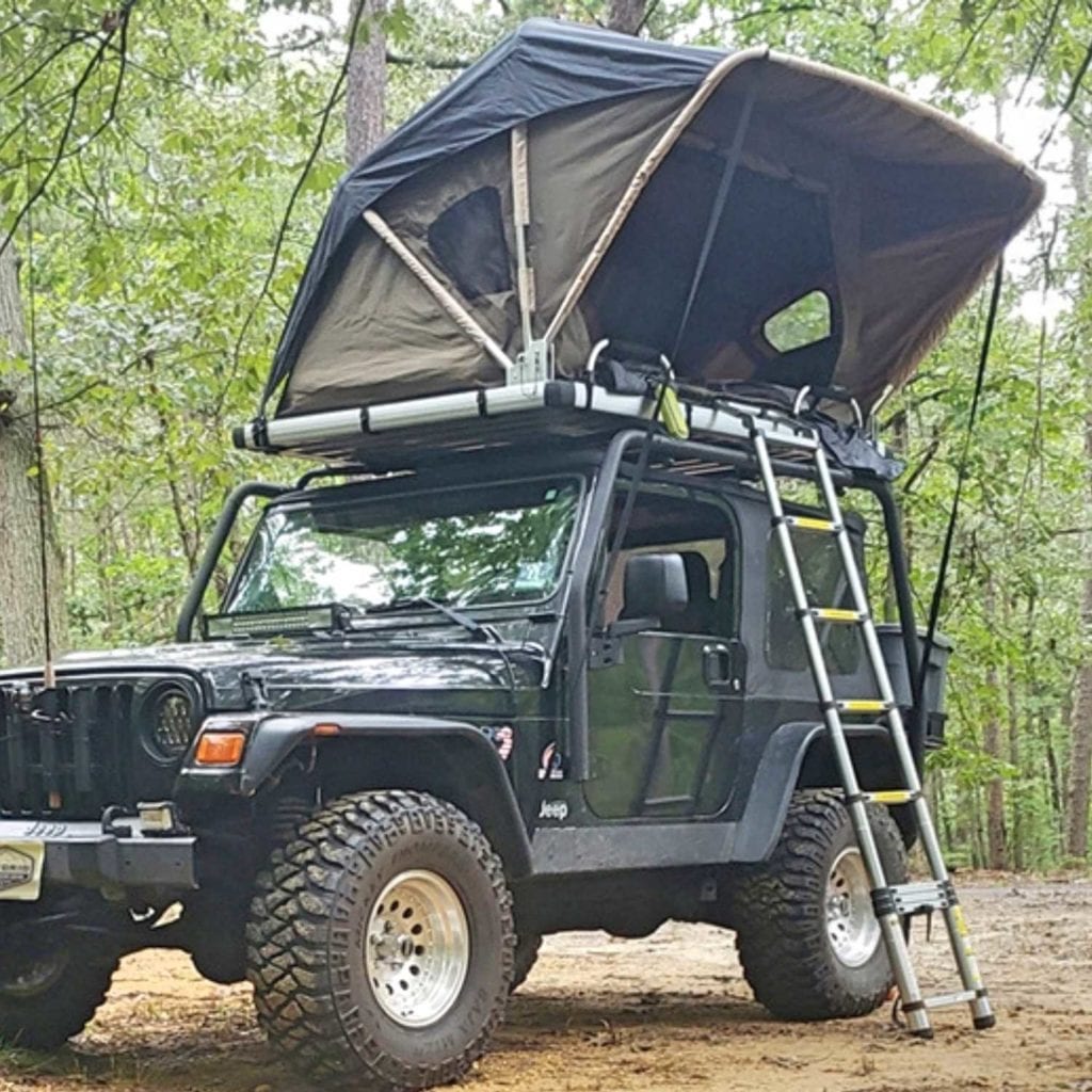 Vehicle Roof Rack Elevated Folding Camping Tent Main Image - Best Birthday Gifts For Husband