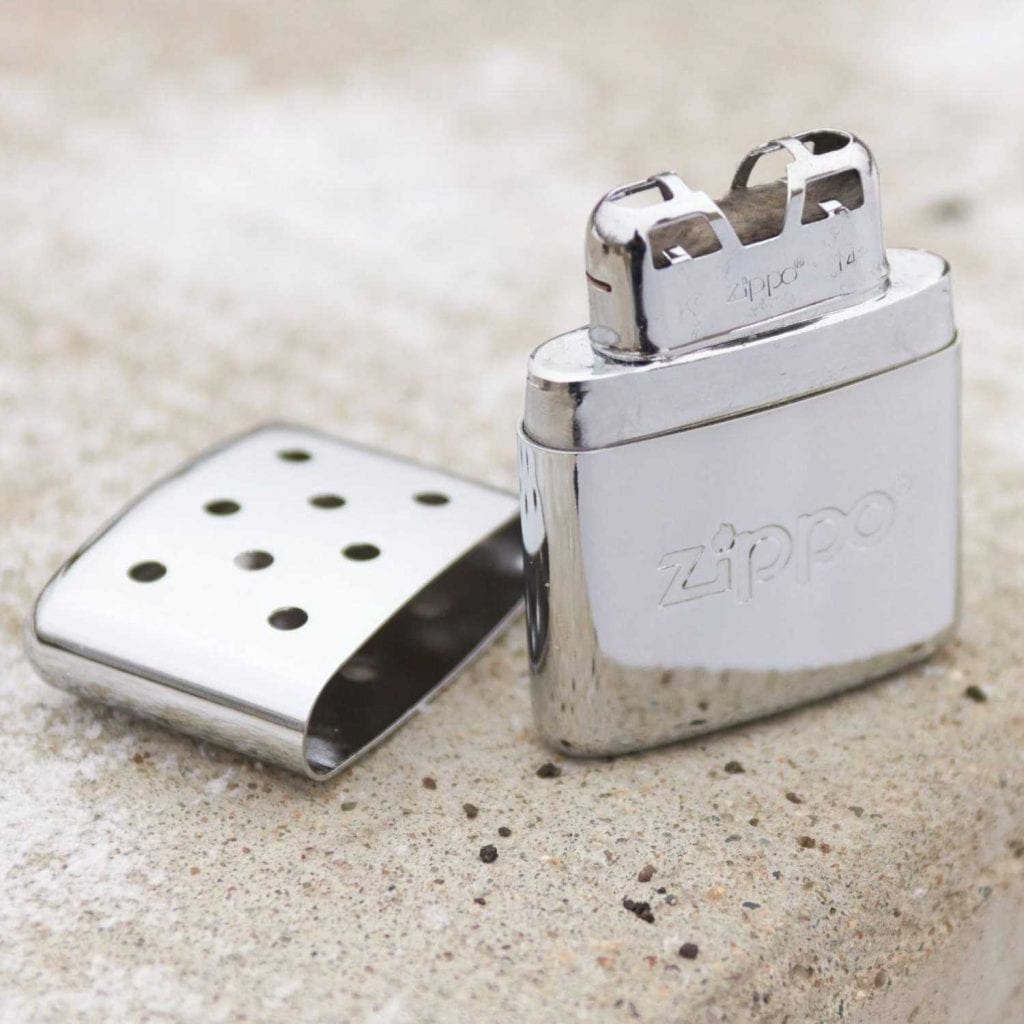Zippo Flameless 12-Hour Refillable Hand Warmer Open - Best Christmas Gifts For Dad